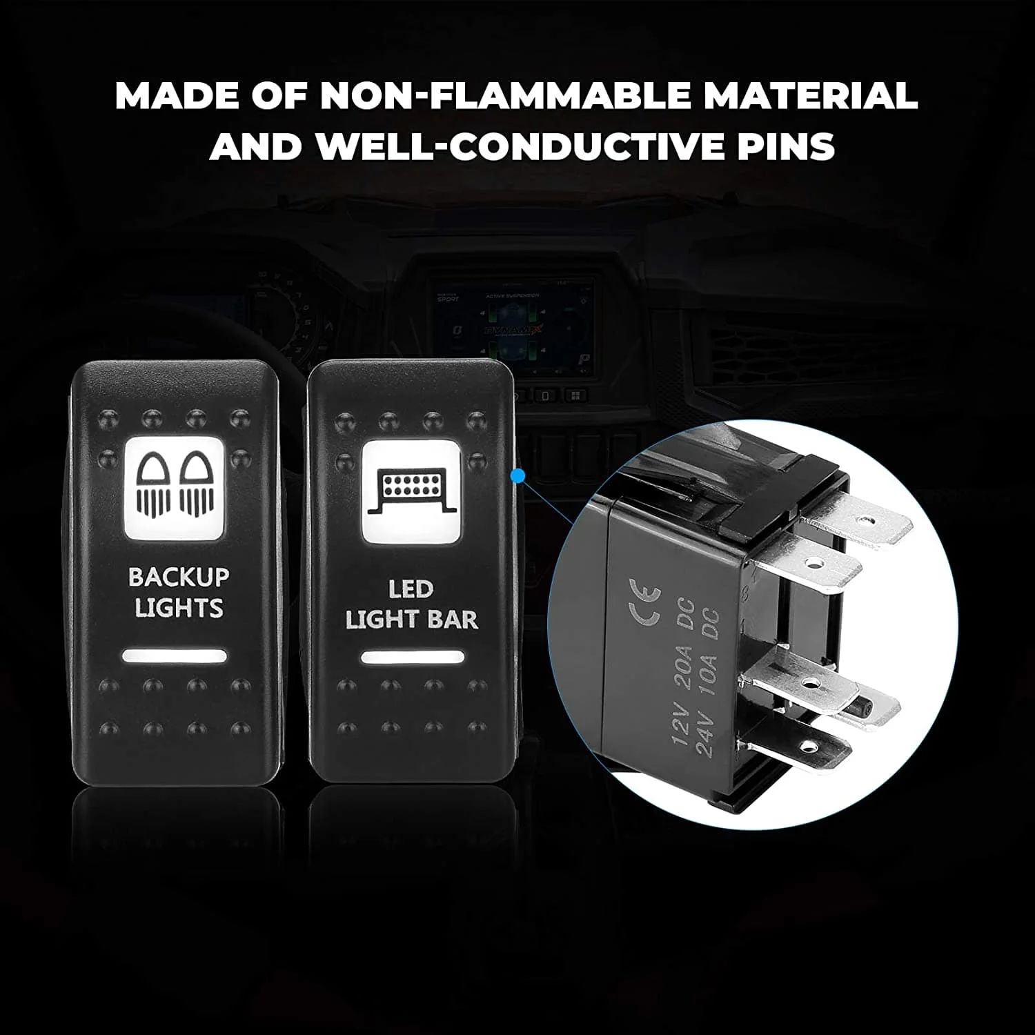 5Pin UTV ATV Rocker Switch - Image 5