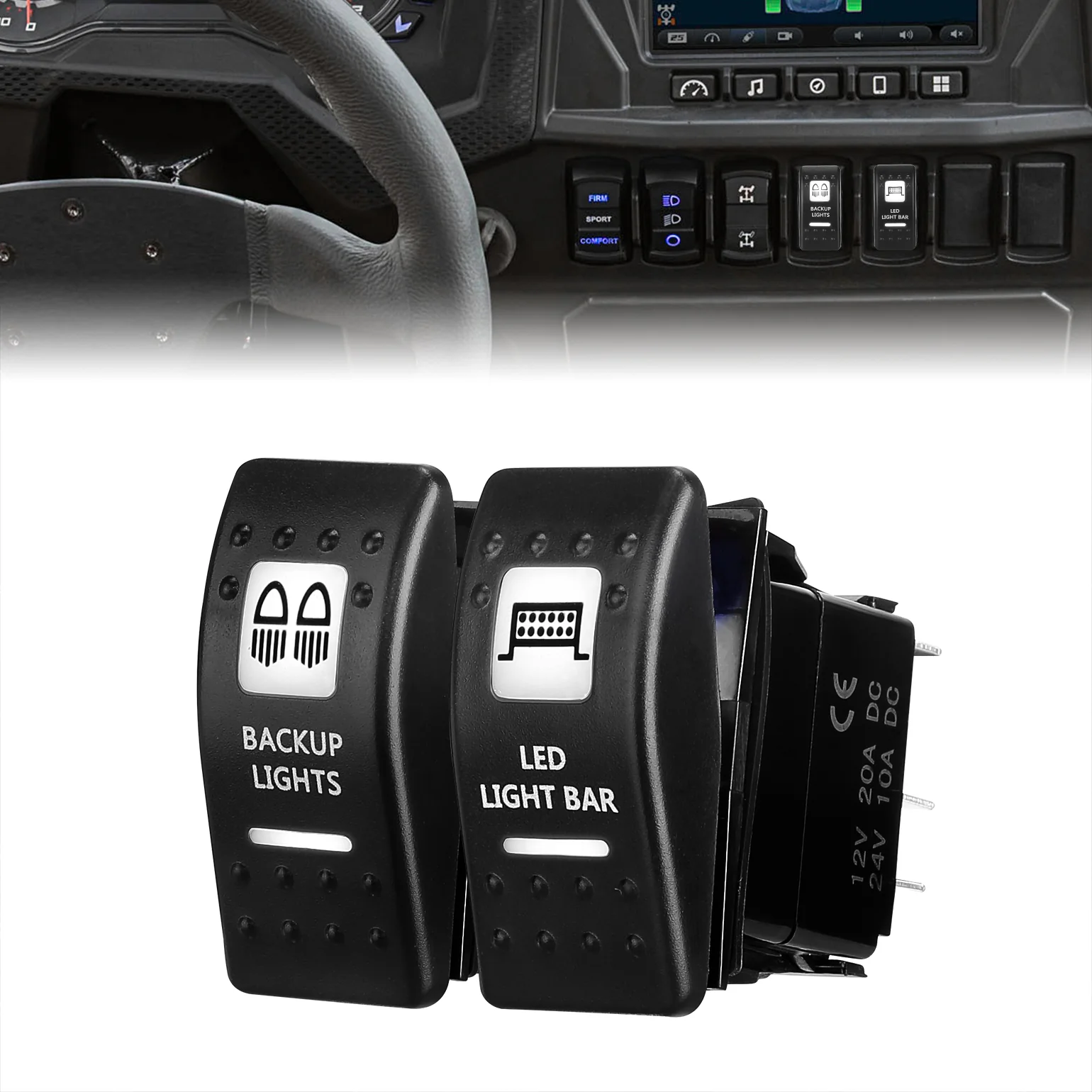 5Pin UTV ATV Rocker Switch - Image 8