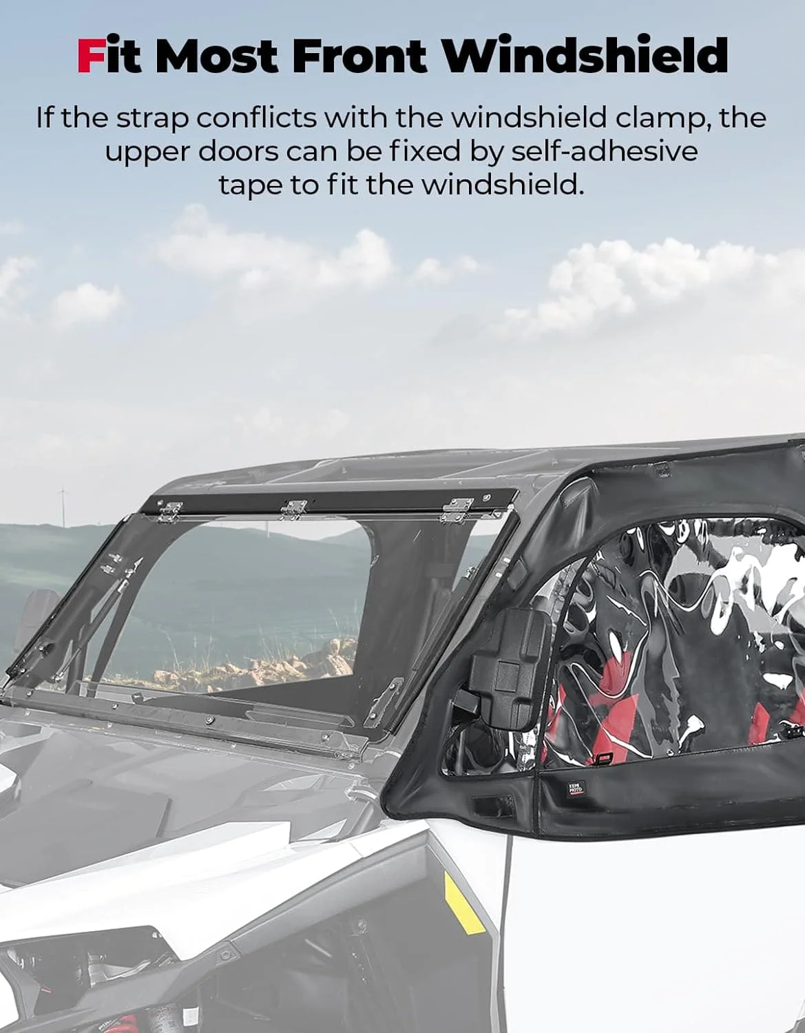 Soft Cab Enclosure Upper Doors for 2024+ Polaris RZR XP 4 1000 - Image 3